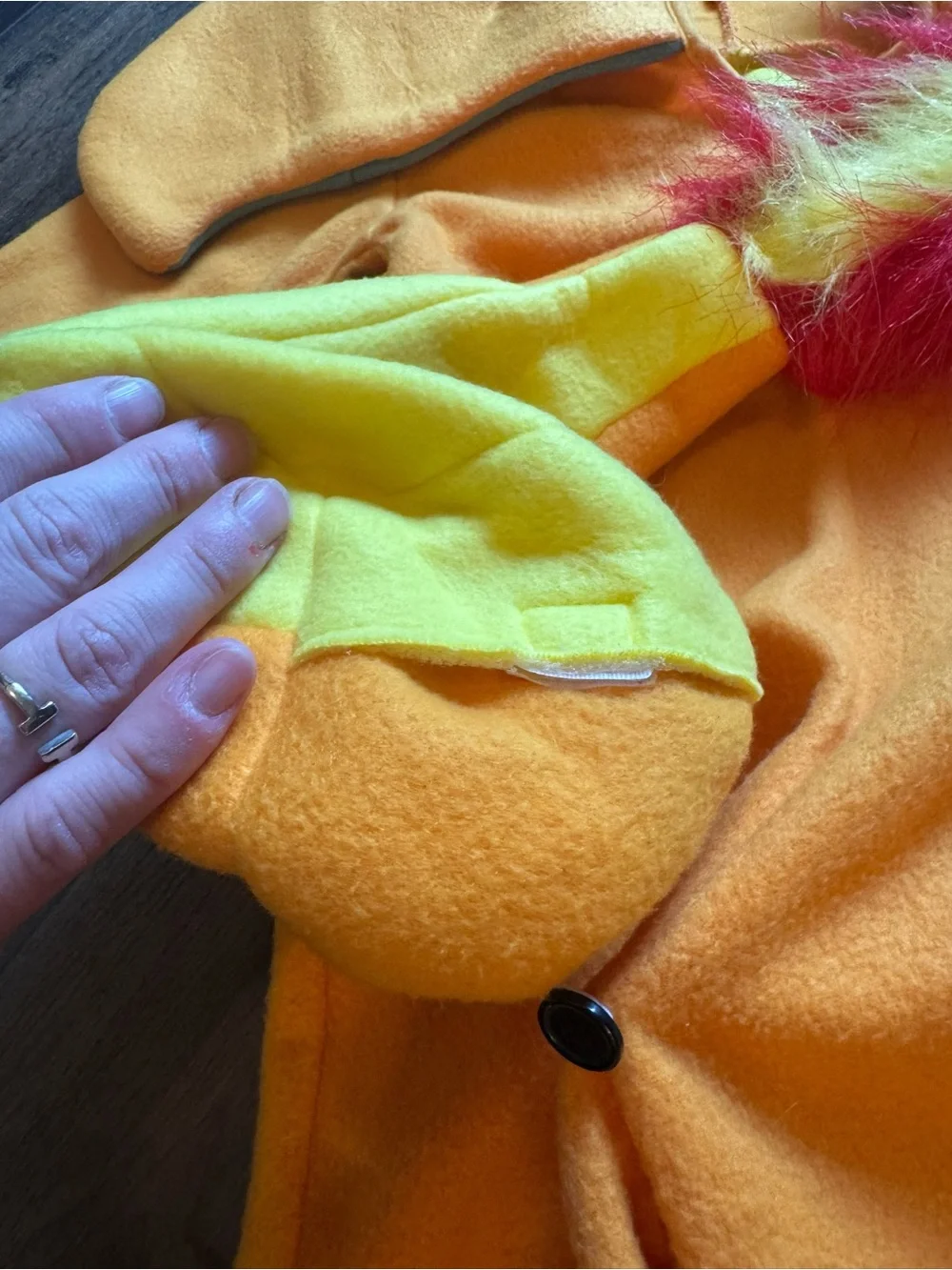Kids Pokemon Charizard one piece costume size small with hat and tail